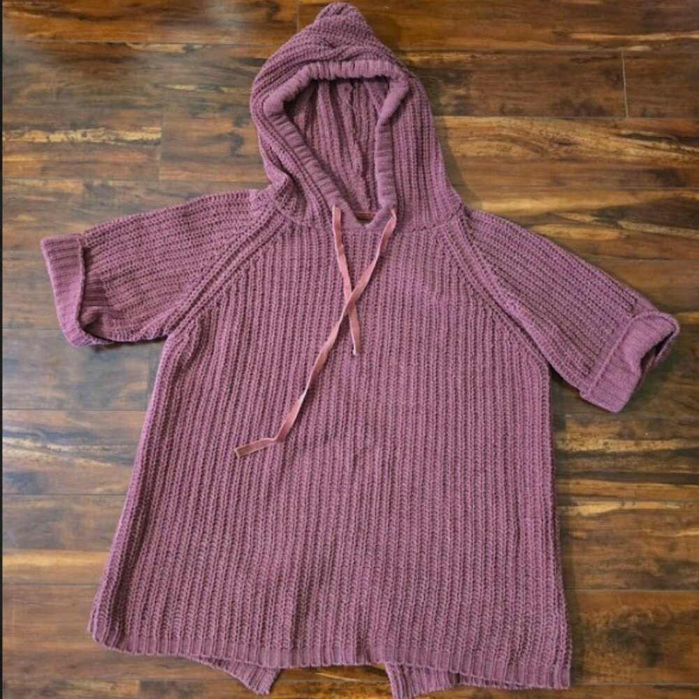 purple sweater